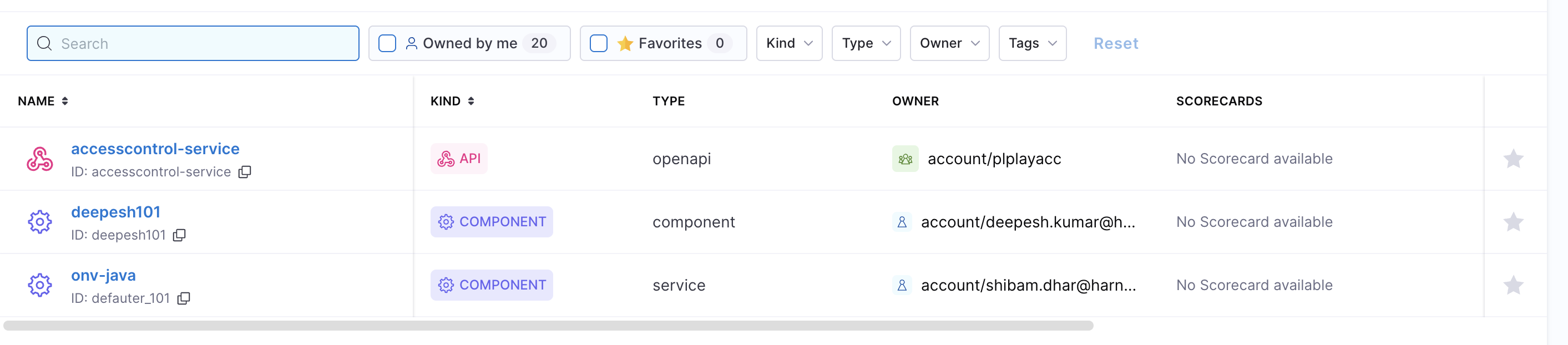 System-Entity Relations